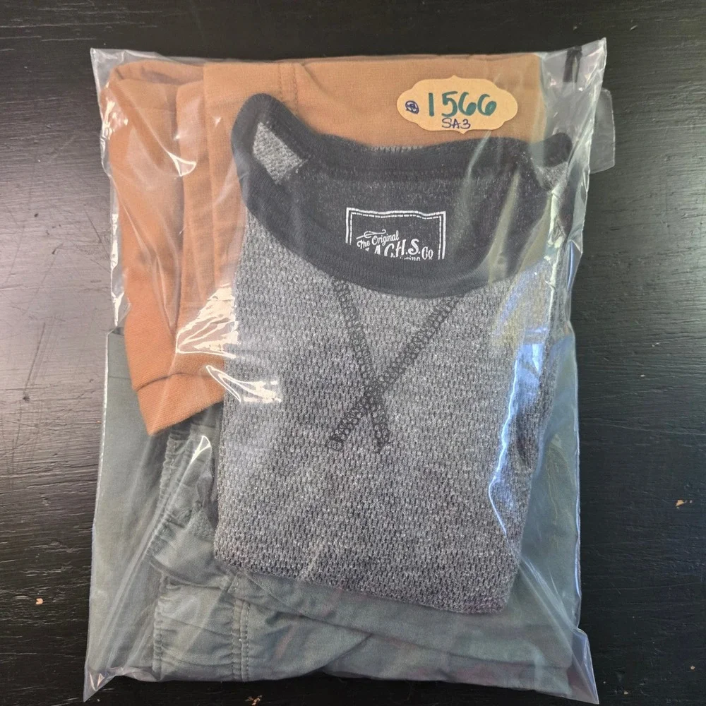 Carters Garanimals Tough Guys Toddler Boys 3pc Bundle Pants Shirt Gray Brown 4T